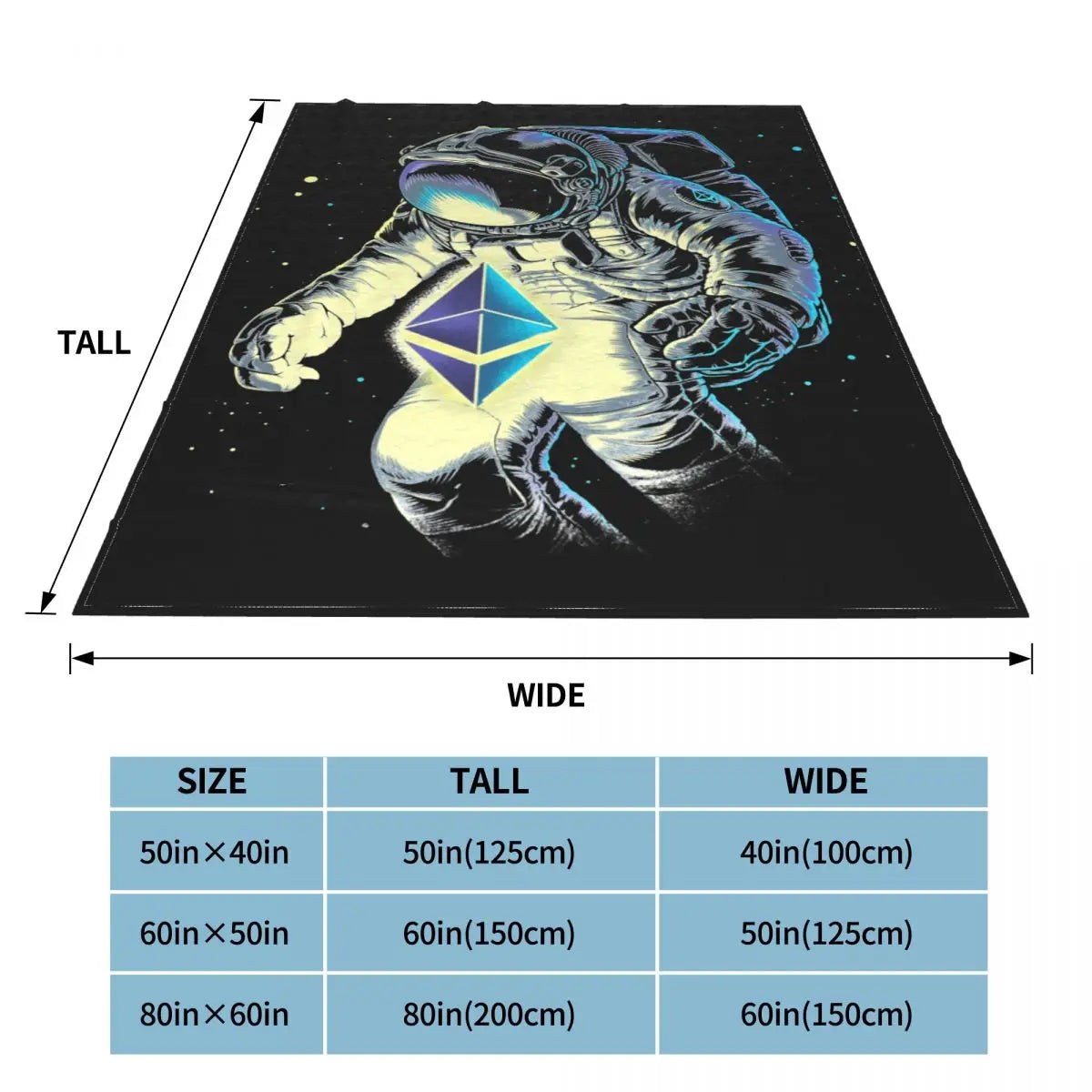 Space Blanket ETH - Coin Chain Shop