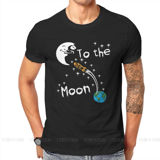 BTC to the Moon Tshirt - Coin Chain Shop