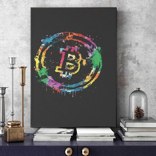 BTC Canvas Painting