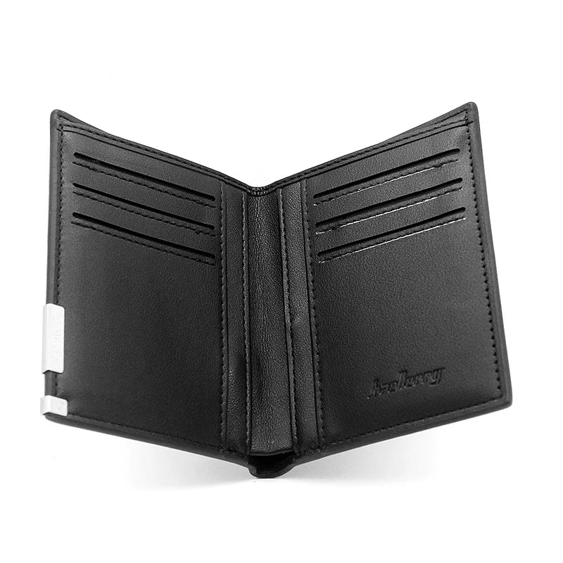 Fashion BTC Leather Wallet Men Women Billfold - Coin Chain Shop