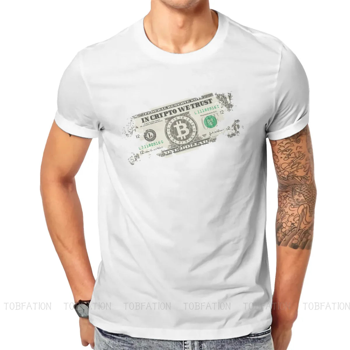 In BTC We Trust Tee - Coin Chain Shop