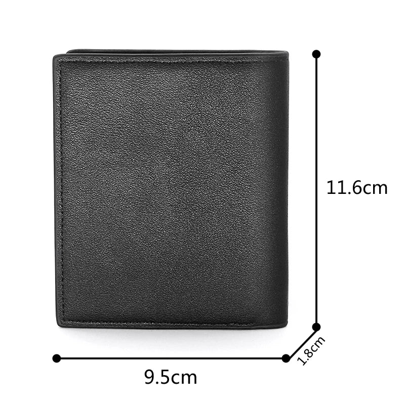 Fashion BTC Leather Wallet Men Women Billfold - Coin Chain Shop