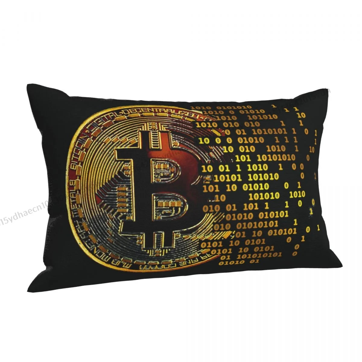 I Love BTC Art Hug Pillowcase - Coin Chain Shop