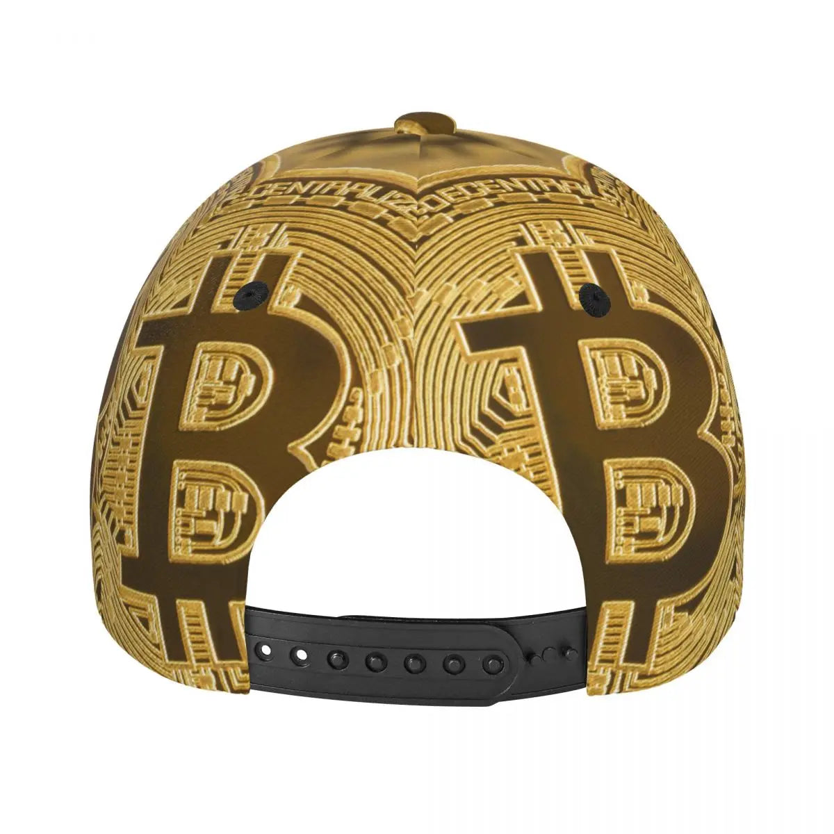 BTC Logo Pattern Baseball Cap - Coin Chain Shop