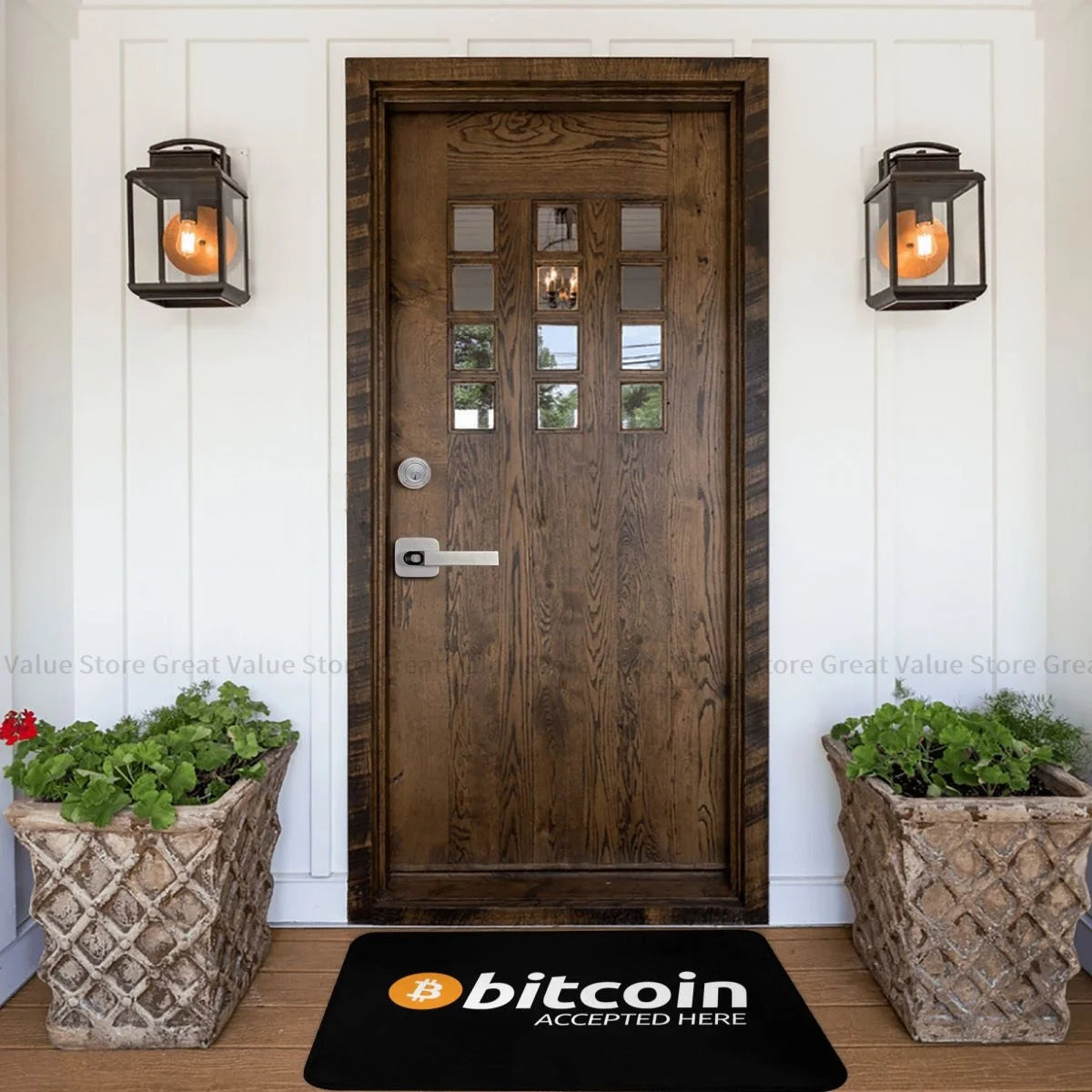 BTC Bedroom Mat - Coin Chain Shop