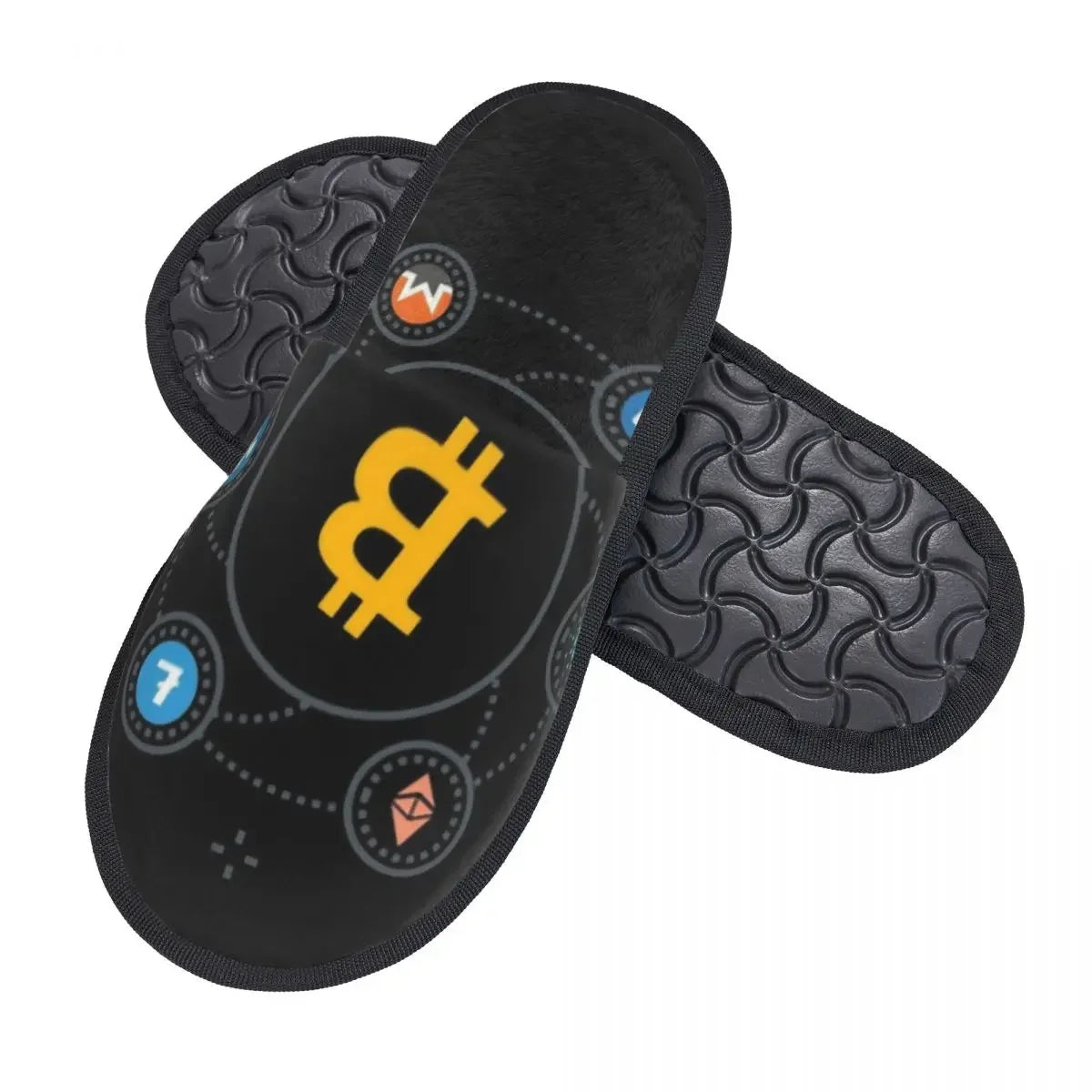 BTC Cozy Foam Slippers - Coin Chain Shop