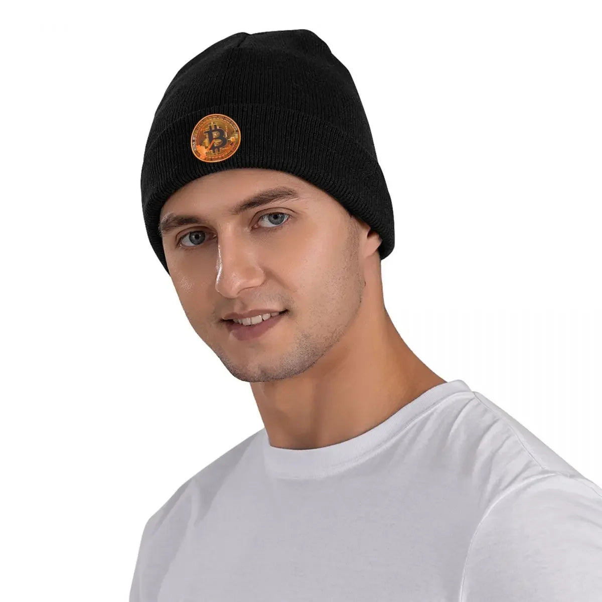 BTC Style Knitted Bonnet Caps - Coin Chain Shop