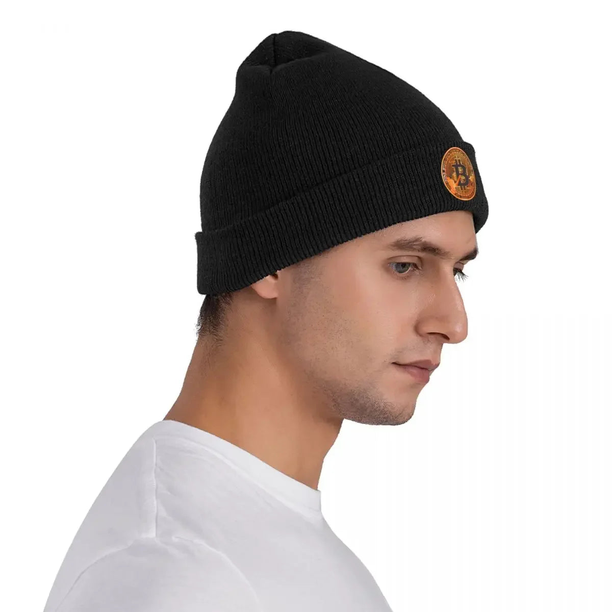 BTC Style Knitted Bonnet Caps - Coin Chain Shop