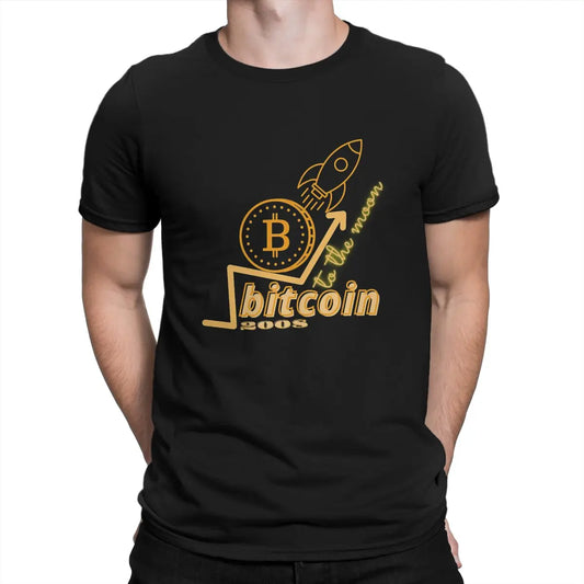 Btc TShirt for Men To The Moon - Coin Chain Shop