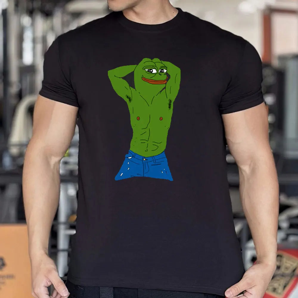 Pepe Frog Graphic Cotton T Shirt - Coin Chain Shop