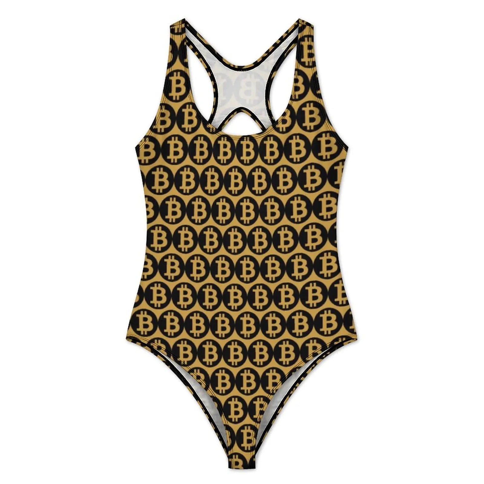 Bit Coin Womens Bodysuit - Coin Chain Shop