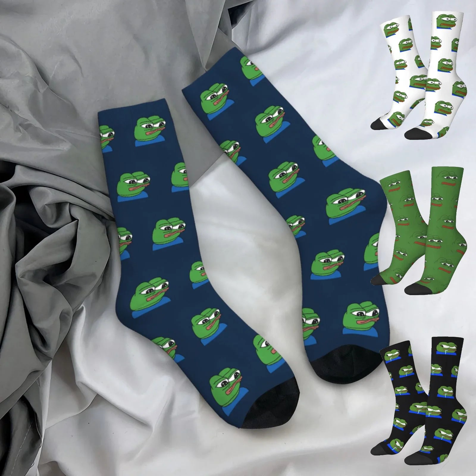 Fashion Men's Socks Casual Pepe The Frog Sock - Coin Chain Shop