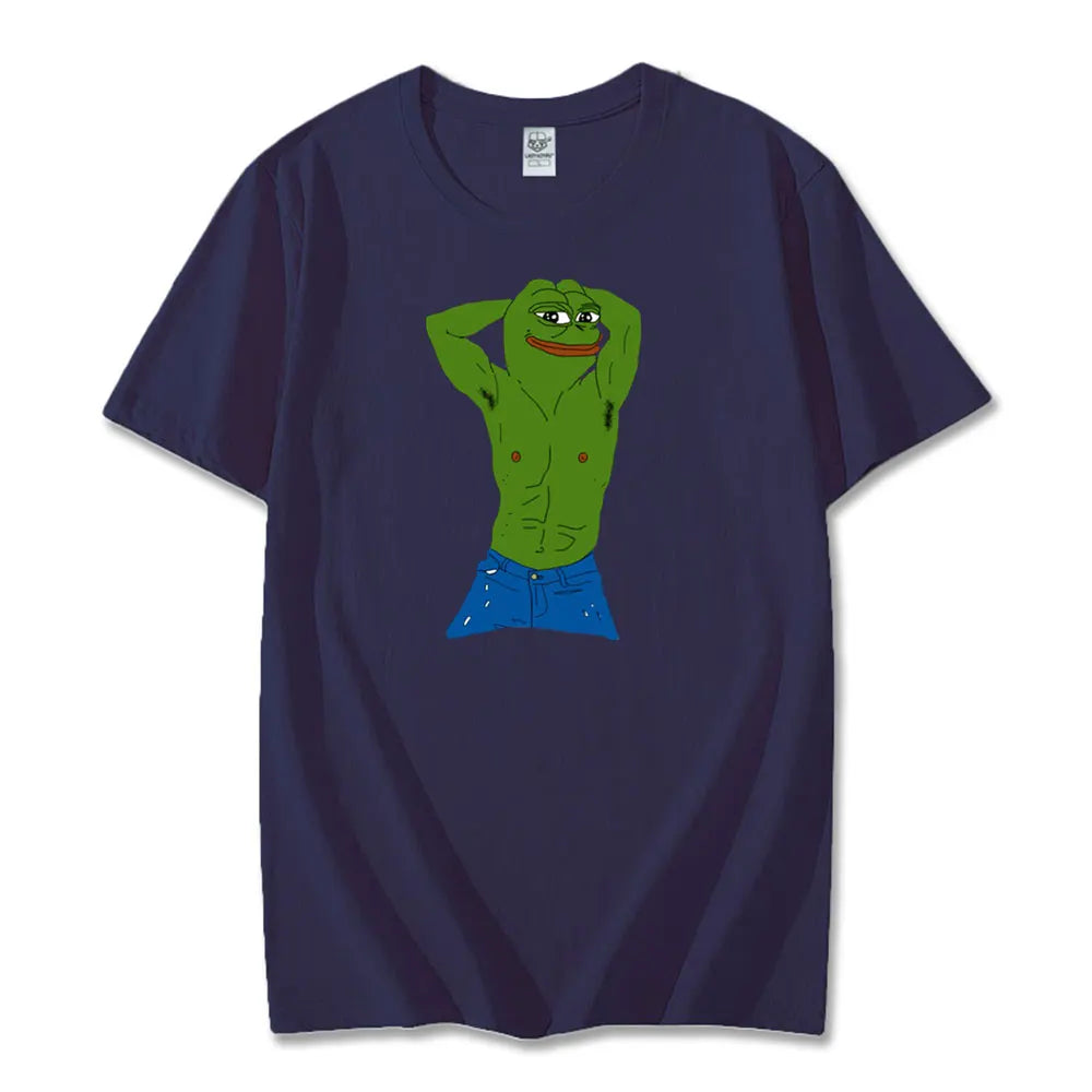 Pepe Frog Graphic Cotton T Shirt - Coin Chain Shop