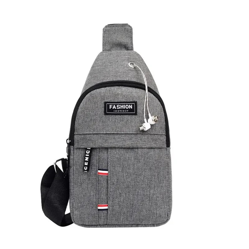 Mens On The Go Backpack (Gray)