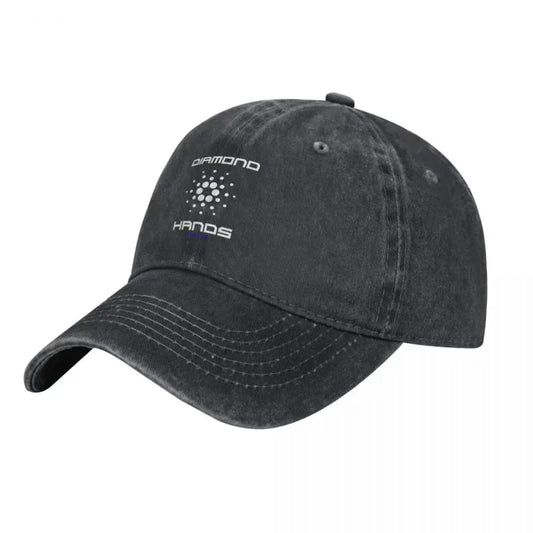 Cardano Denim Baseball Cap - Coin Chain Shop