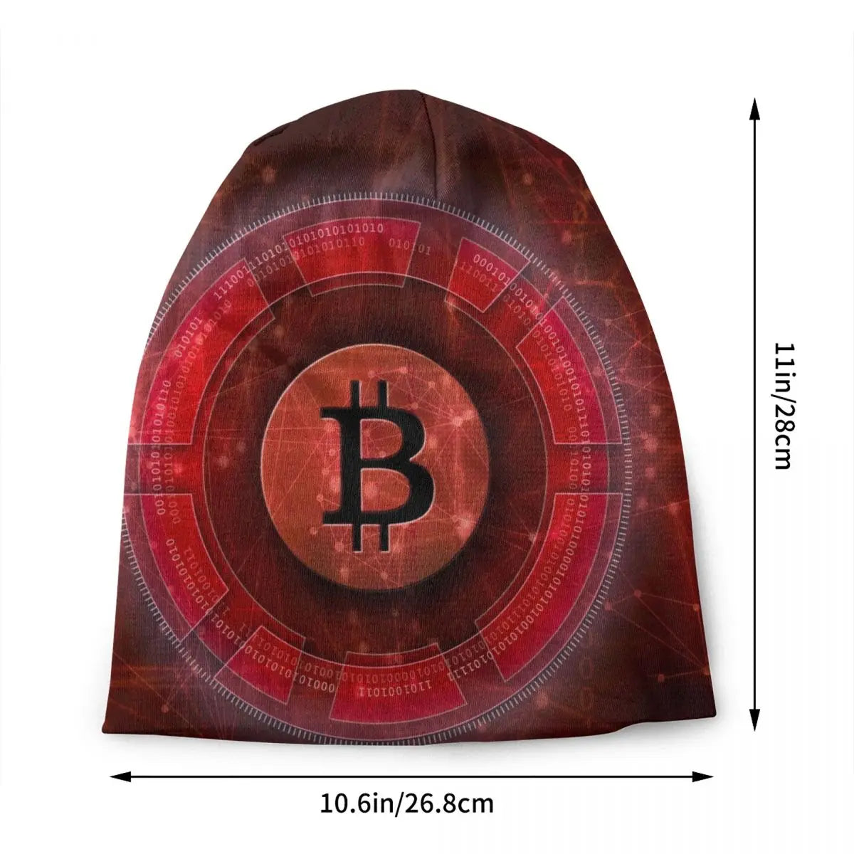 BTC Matrix Code Bonnet Hat - Coin Chain Shop