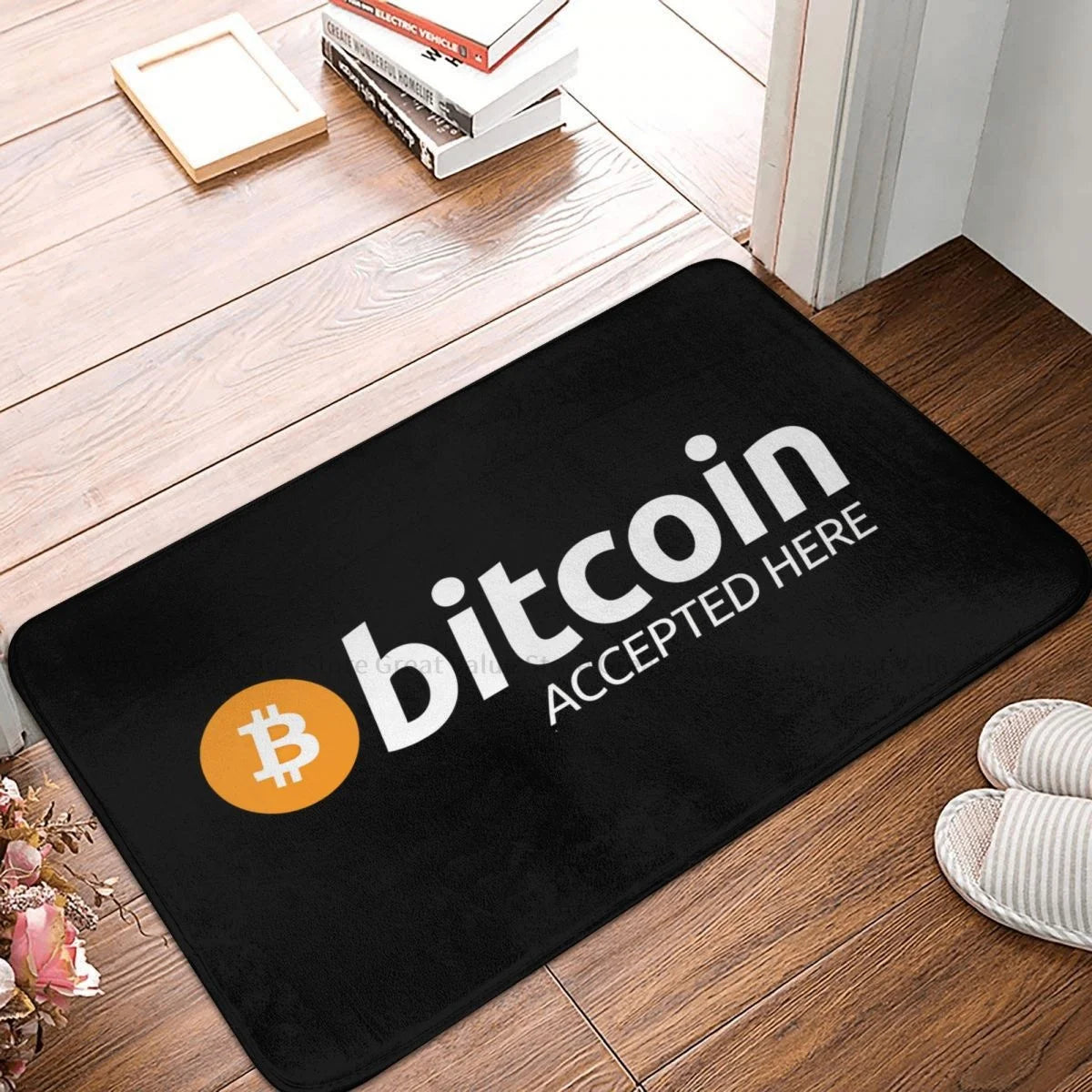 BTC Bedroom Mat - Coin Chain Shop